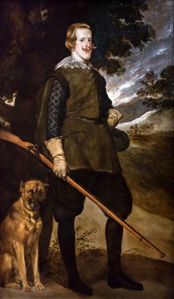 Portrait de Philippe IV en chasseur, vers 1635 (huile sur toile) - Diego Rodriguez de Silva y Velazquez