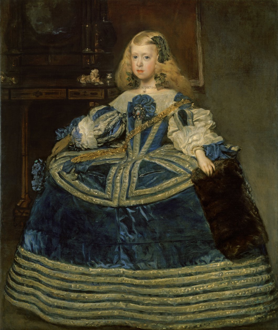 Infante Margarita Teresa en robe bleue - Diego Velázquez