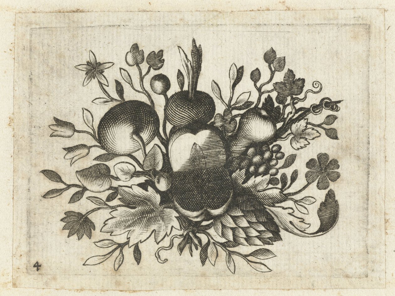 Feston de fruits
Fruchtenbuchlein zum Reisen dienlich (titre de la série) - Dietrich Krüger (attributed to)