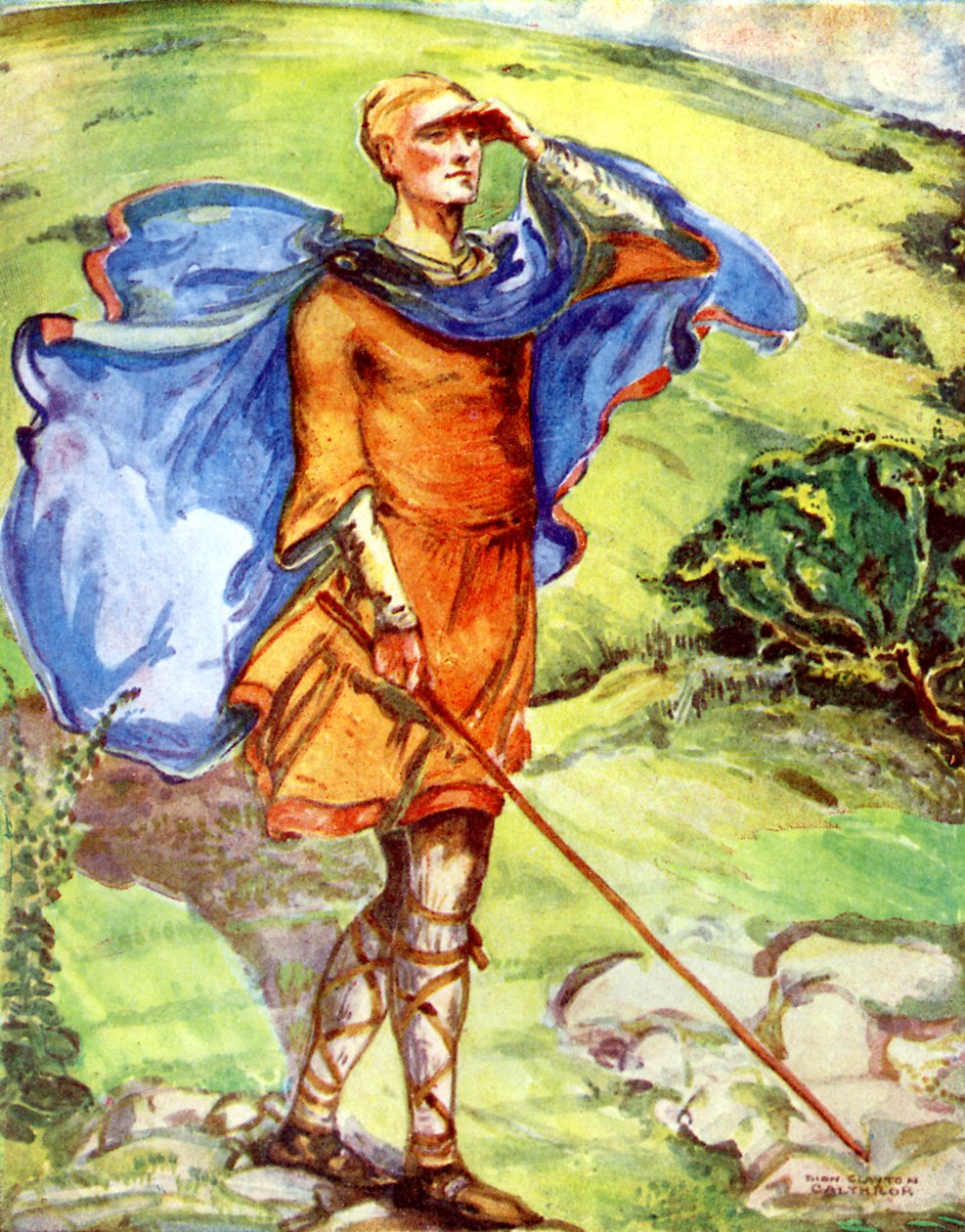 Costume masculin sous le règne de Guillaume I (1066-1087) - Dion Clayton Calthrop