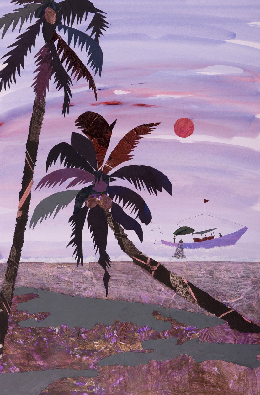 Pêche, 2020 (collage) - Dione Verulam