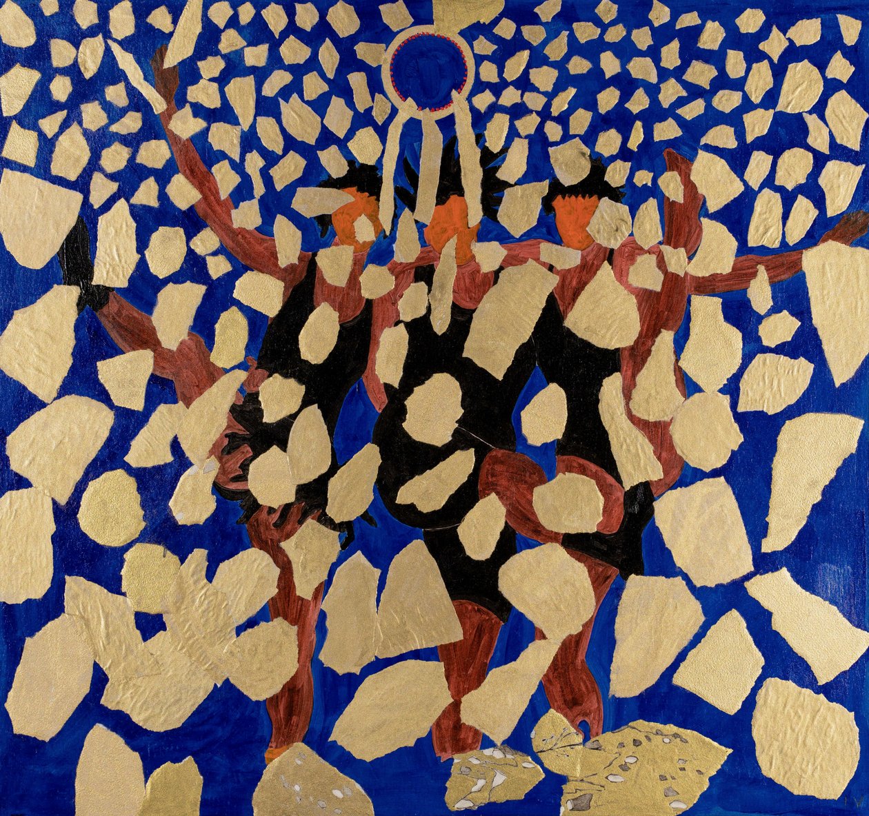 Rhinemaidens taunting alberich, Ring Cycle de Wagner (collage) - Dione Verulam