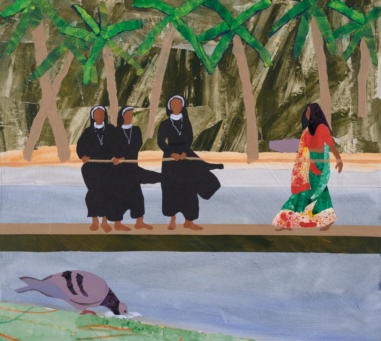 Spirituel et temporel (collage) - Dione Verulam