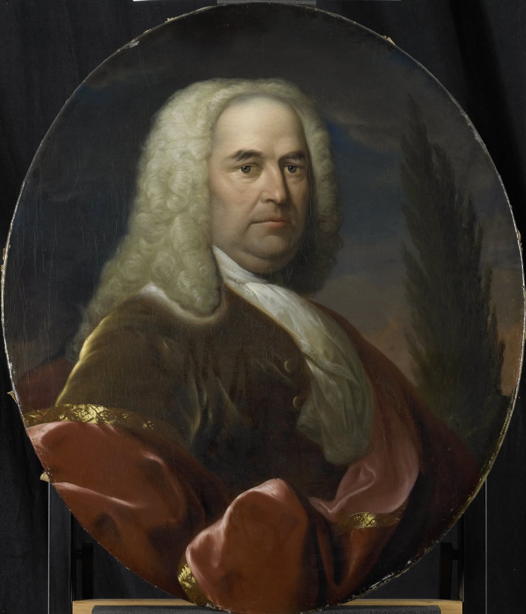 Portrait de Hugo du Bois, directeur de la chambre de Rotterdam de la Compagnie néerlandaise des Indes orientales, élu en 1734 - Dionys van Nijmegen
