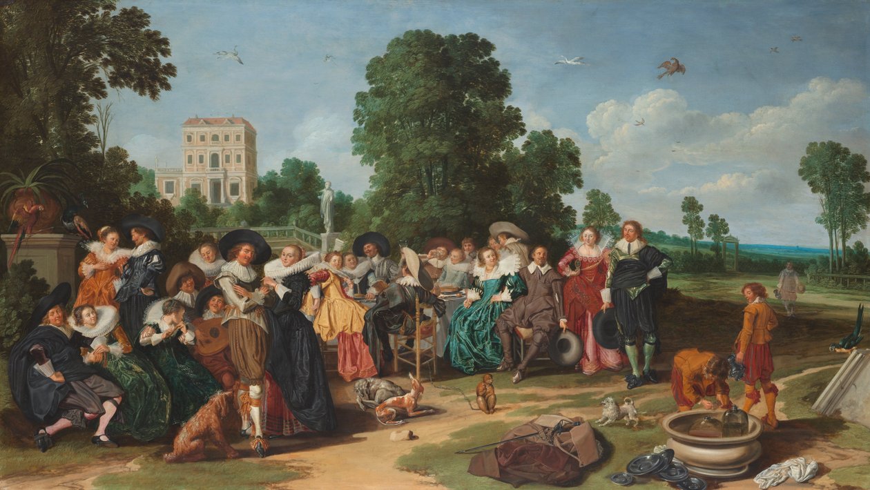 La fête en plein air - Dirck Hals