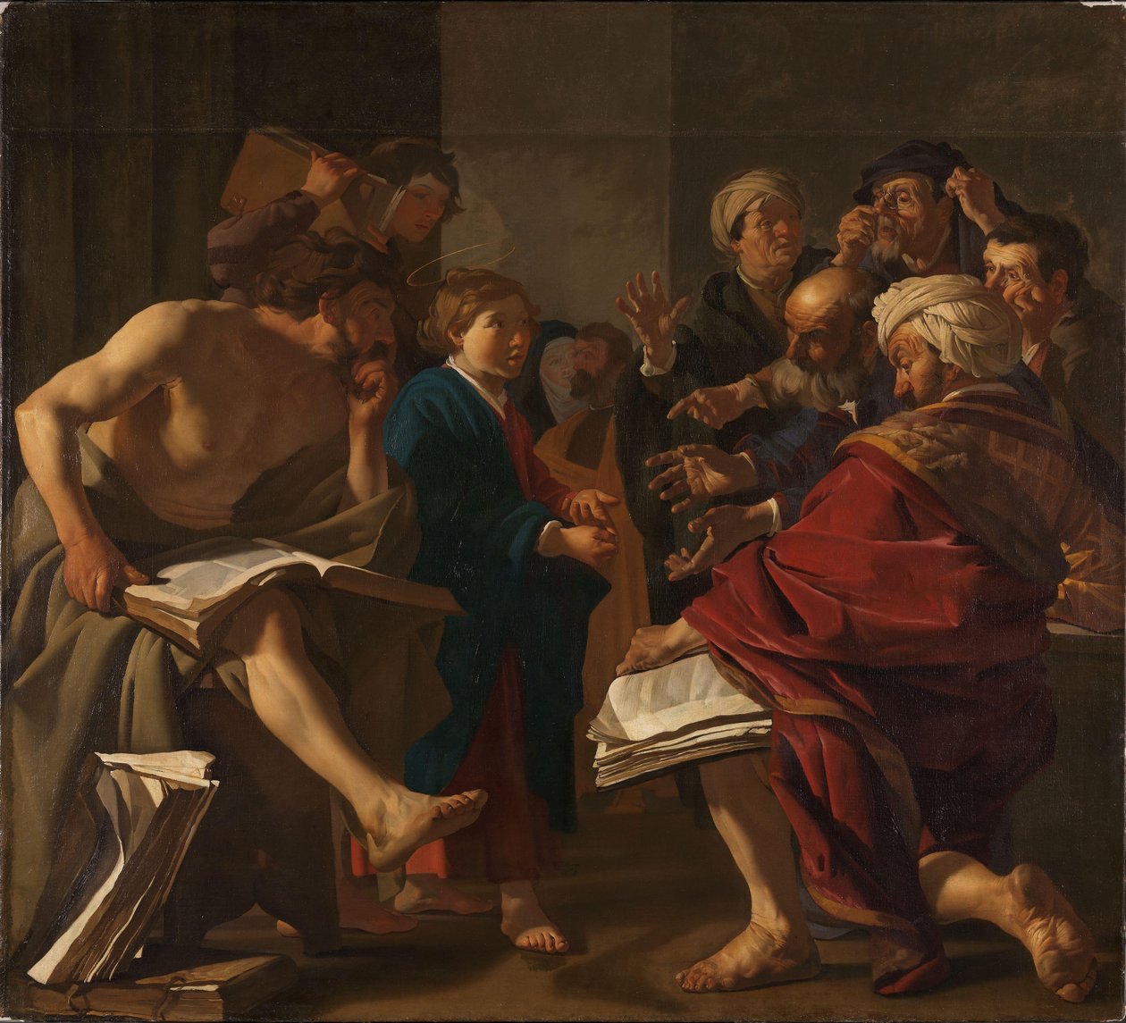 Christ parmi les docteurs - Dirck Baburen van