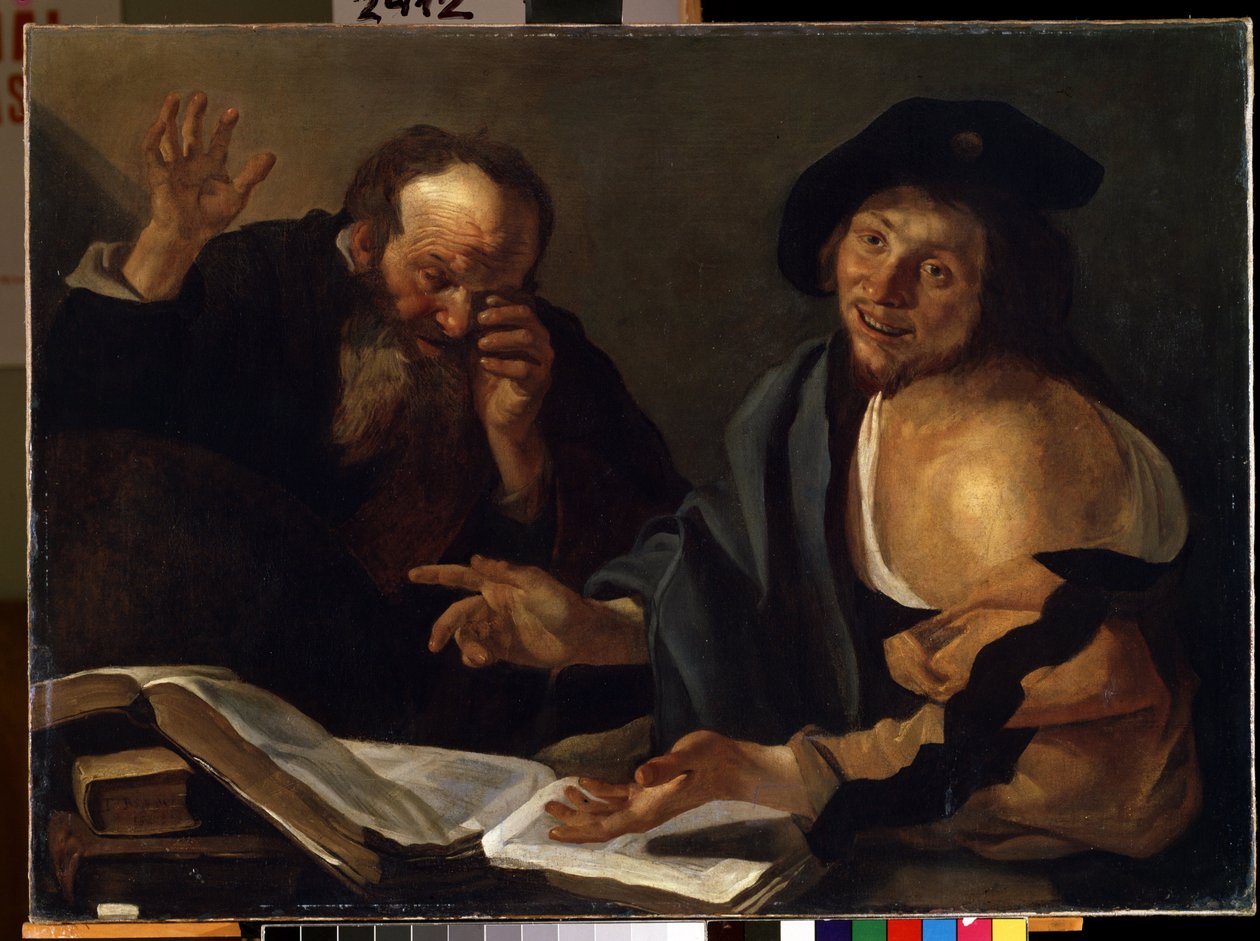 Héraclite et Démocrite - Dirck Baburen van