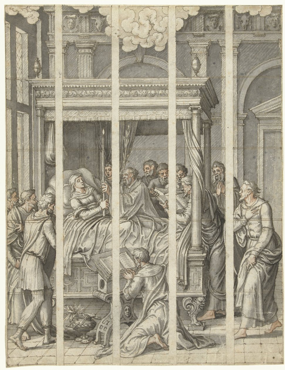 Mort de la Vierge Marie - Dirck Pietersz. Crabeth
