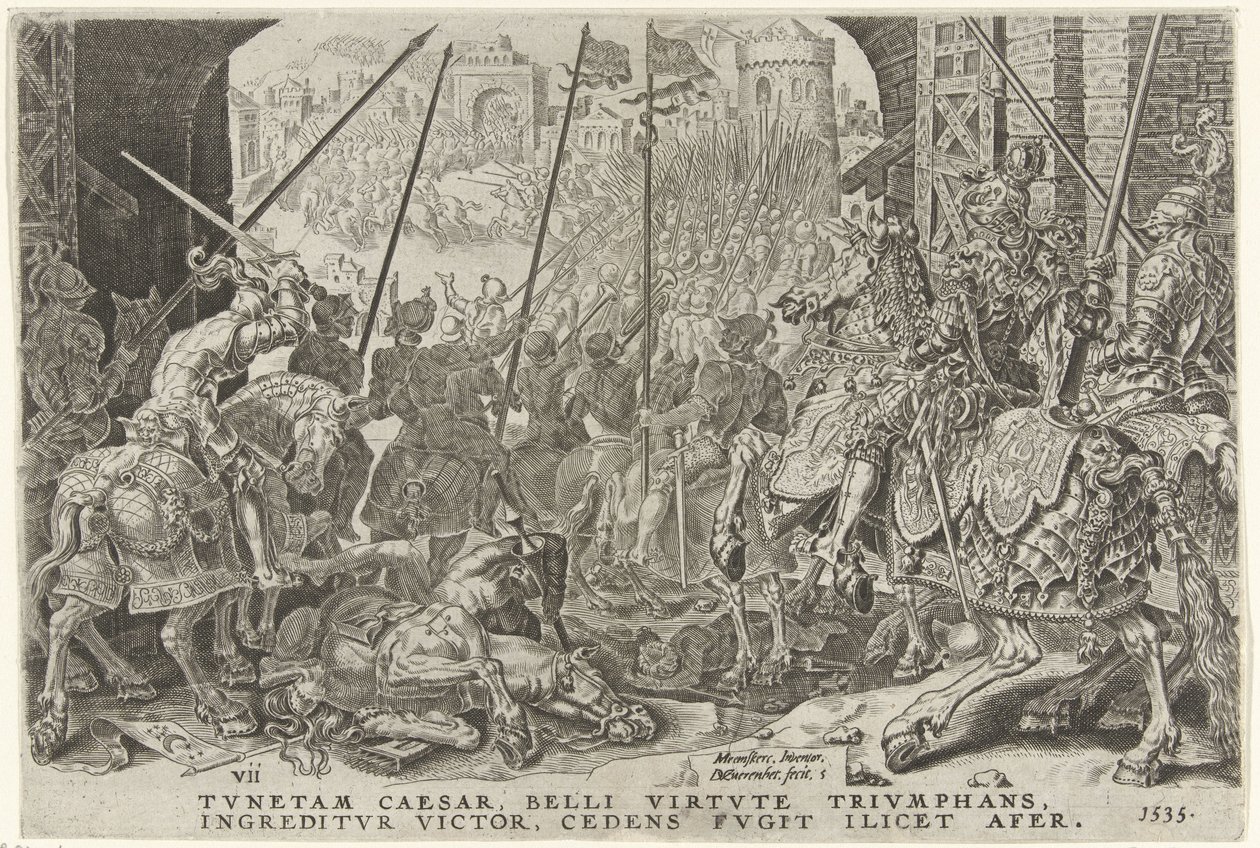 Prise de Tunis, 1535 - Dirck Volckertsz. Coornhert