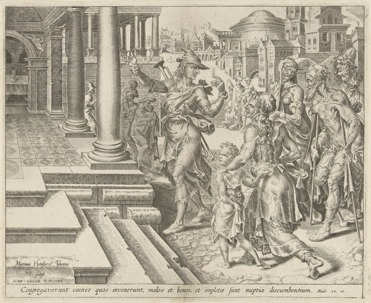 Invitation pour les malades et les pauvres - Dirck Volckertsz. Coornhert