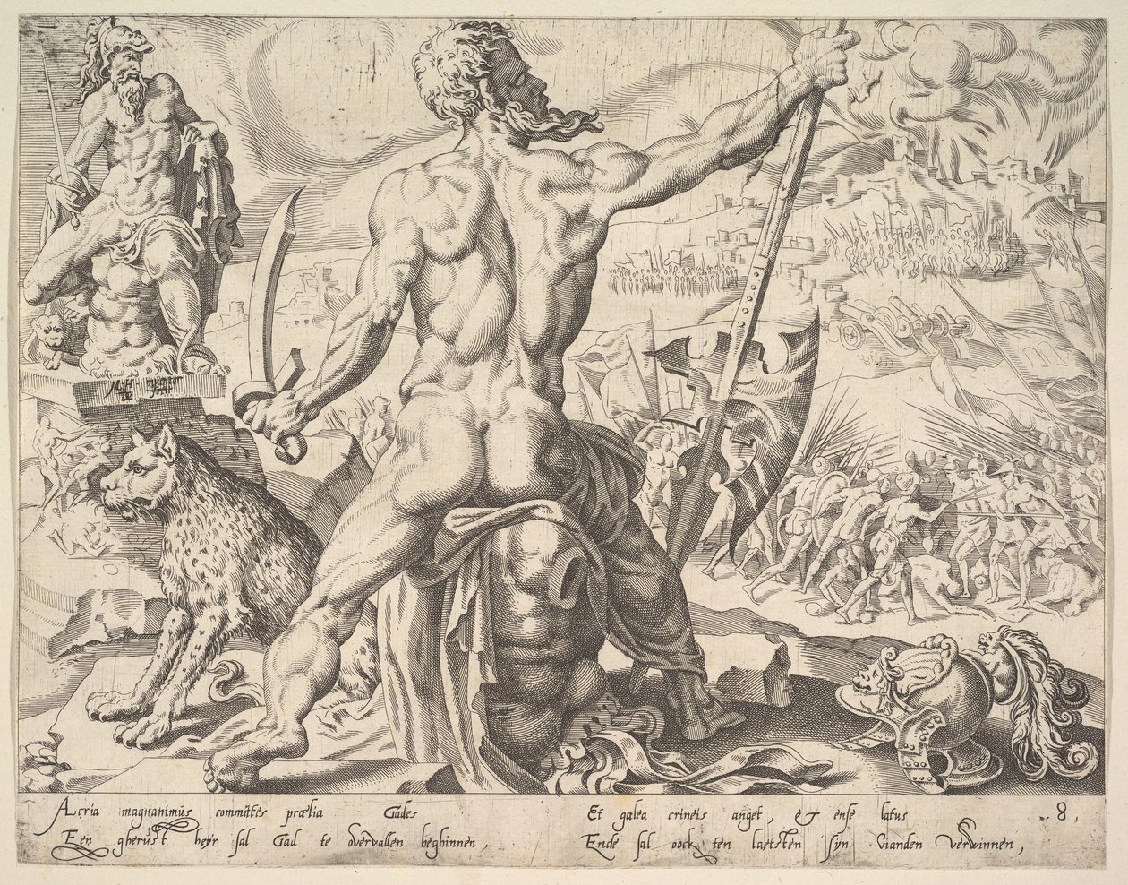 Gad, de la série Les Douze Patriarches, 1550 - Dirck Volkertsen Coornhert