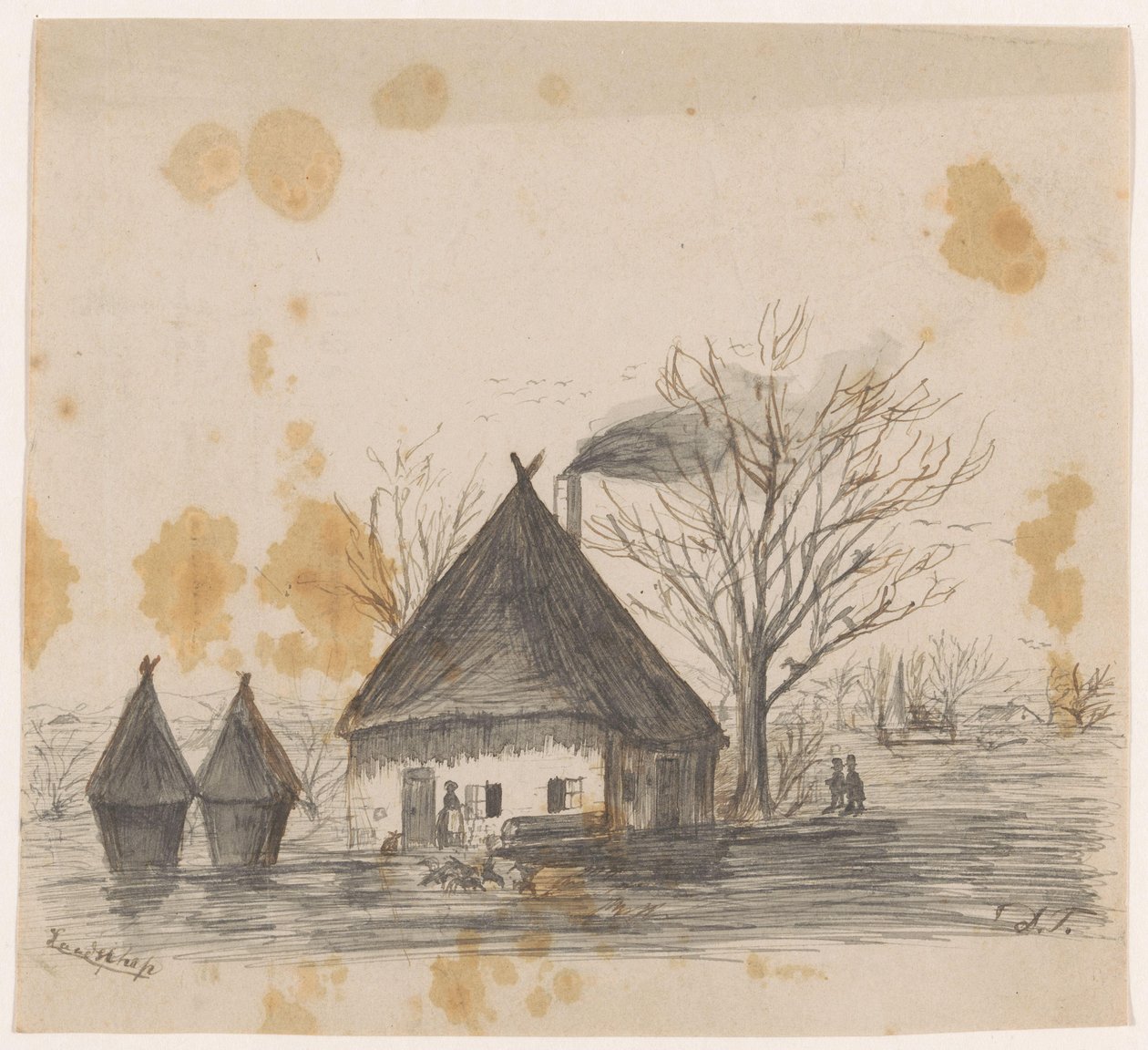 Paysage - Dirk Arnoldus Tavenraat (signed by artist)