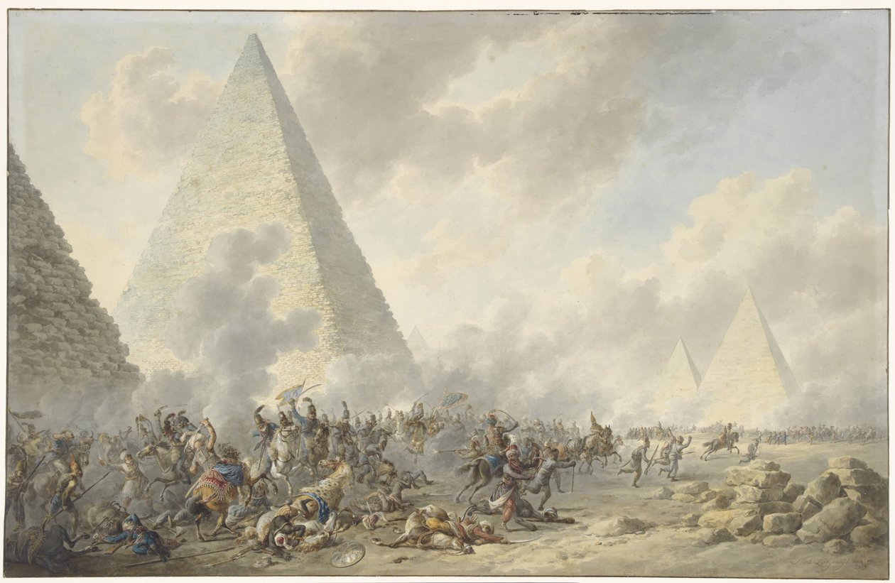 La bataille des Pyramides, 21 juillet 1798 - Dirk Langendijk