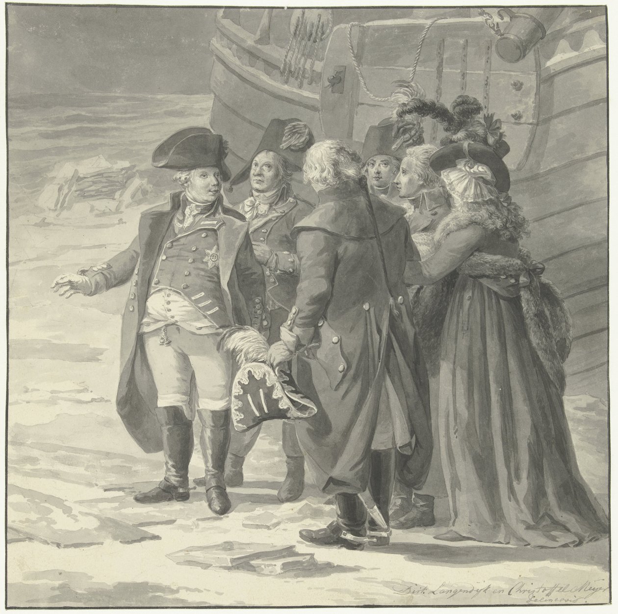 Le départ de Guillaume V pour l