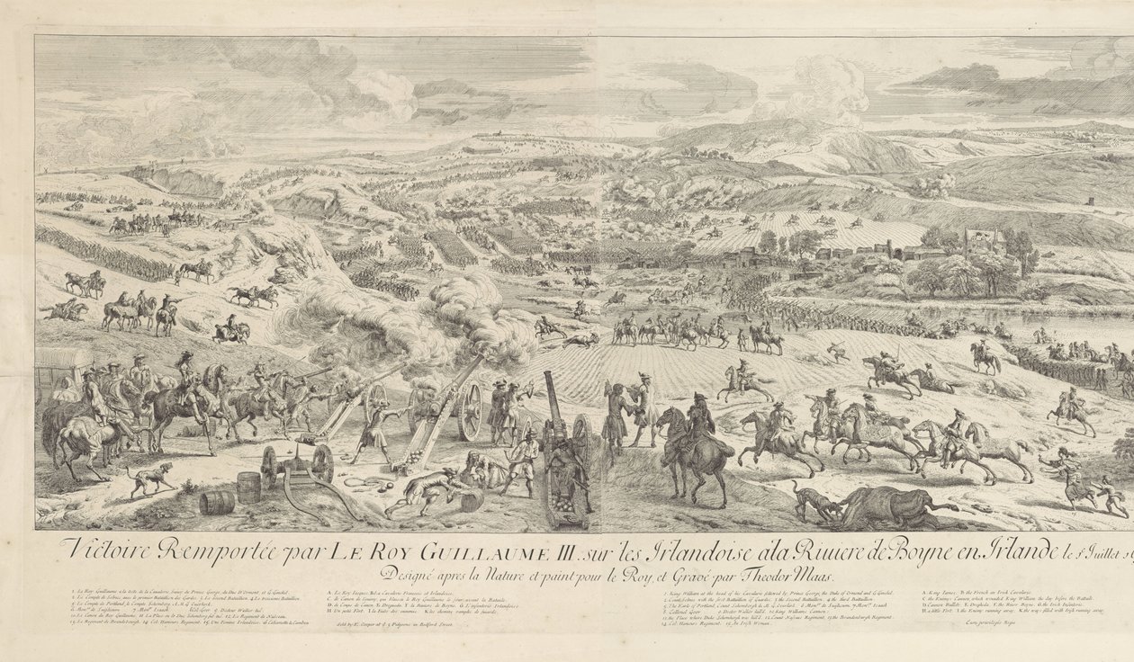 Bataille de Drogheda sur la Boyne, 1er juillet 1690 - Dirk Maas