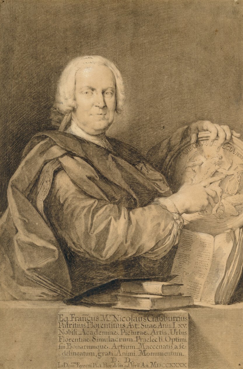 Portrait du Cavalier Francesco Maria Niccolò Gabburri - Giovanni Domenico Ferretti