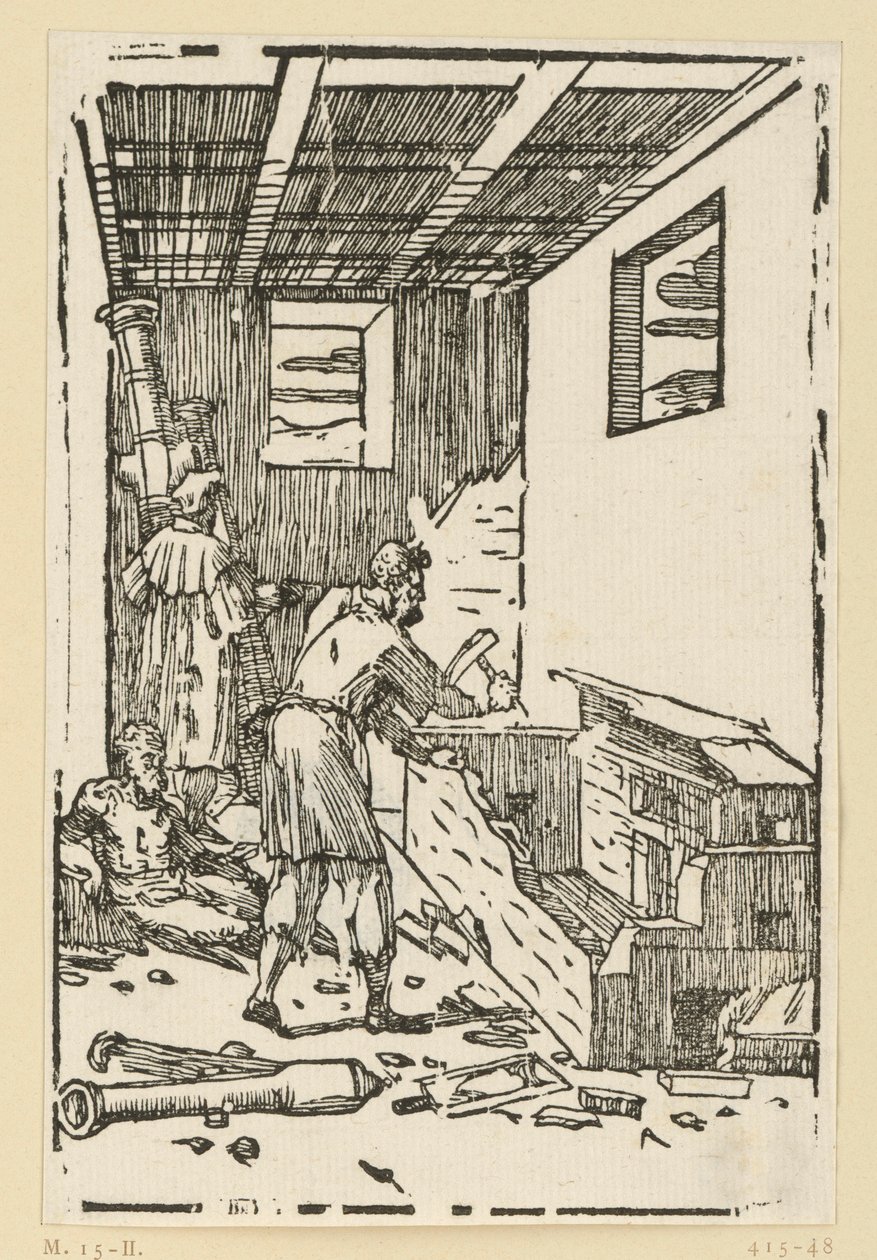 Le fondeur de statues. Extrait de l