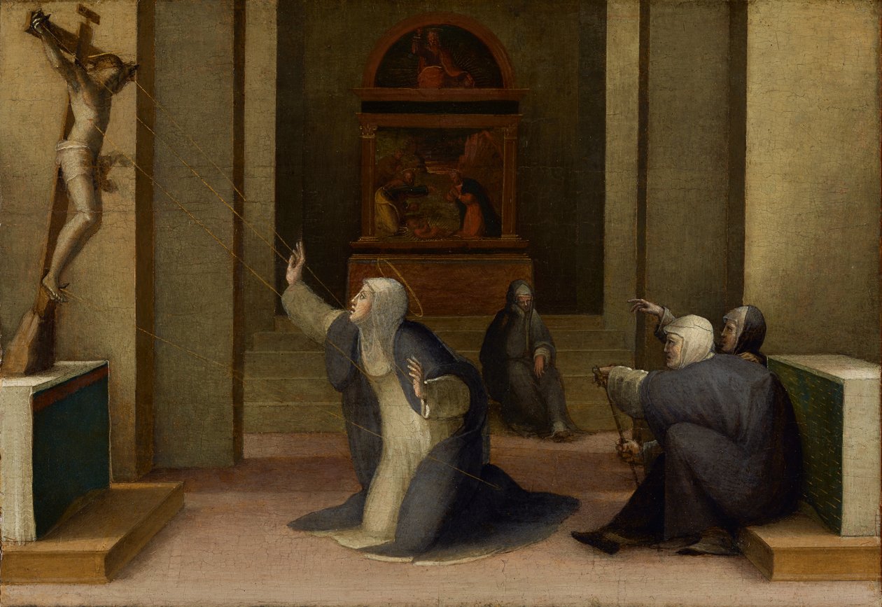 Sainte Catherine de Sienne recevant les stigmates - Domenico Beccafumi
