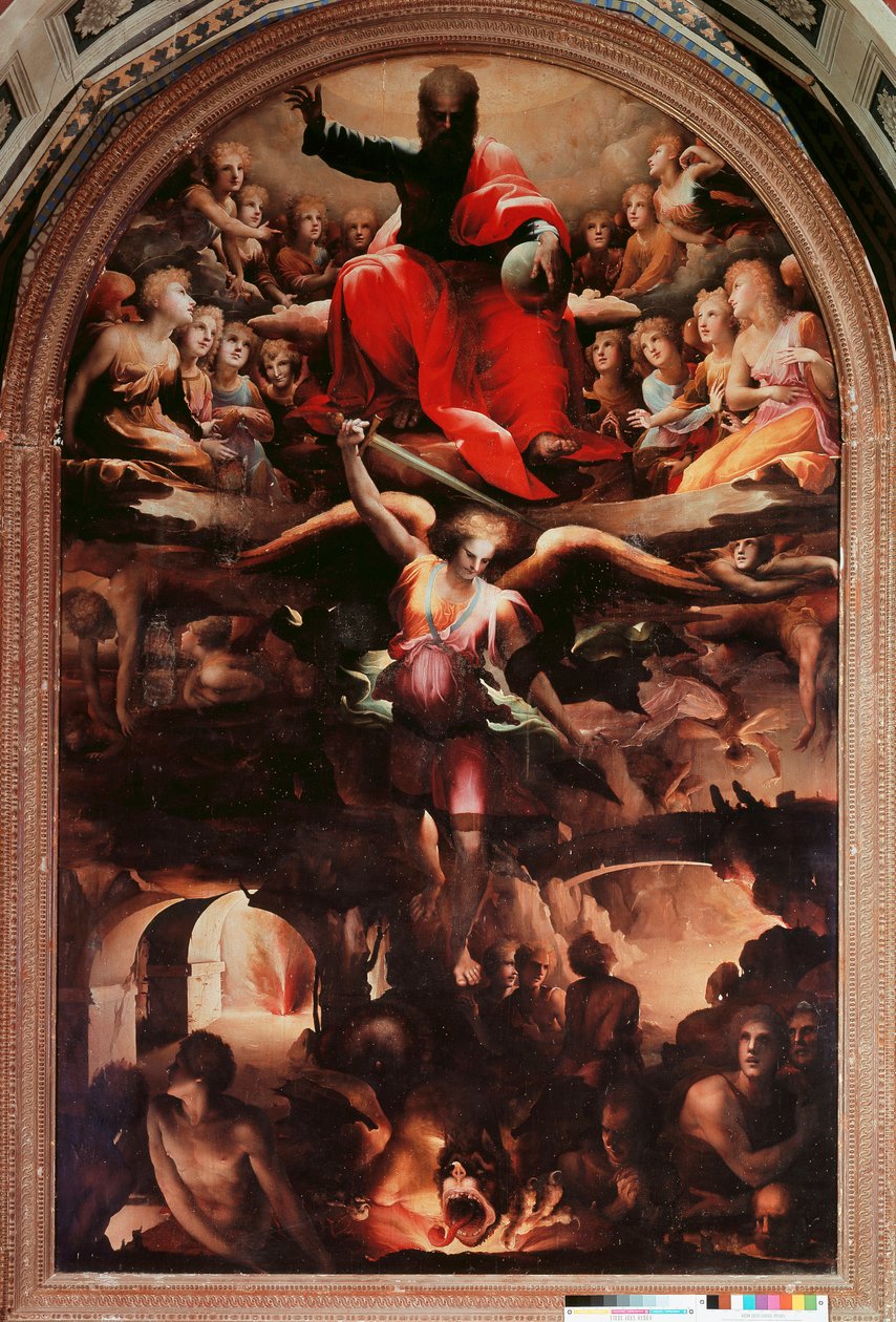 Saint Michel chassant les anges rebelles - Domenico Beccafumi
