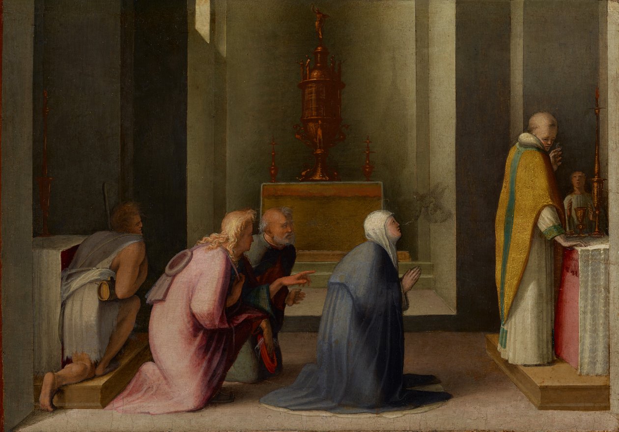 La communion miraculeuse de Sainte Catherine de Sienne - Domenico Beccafumi