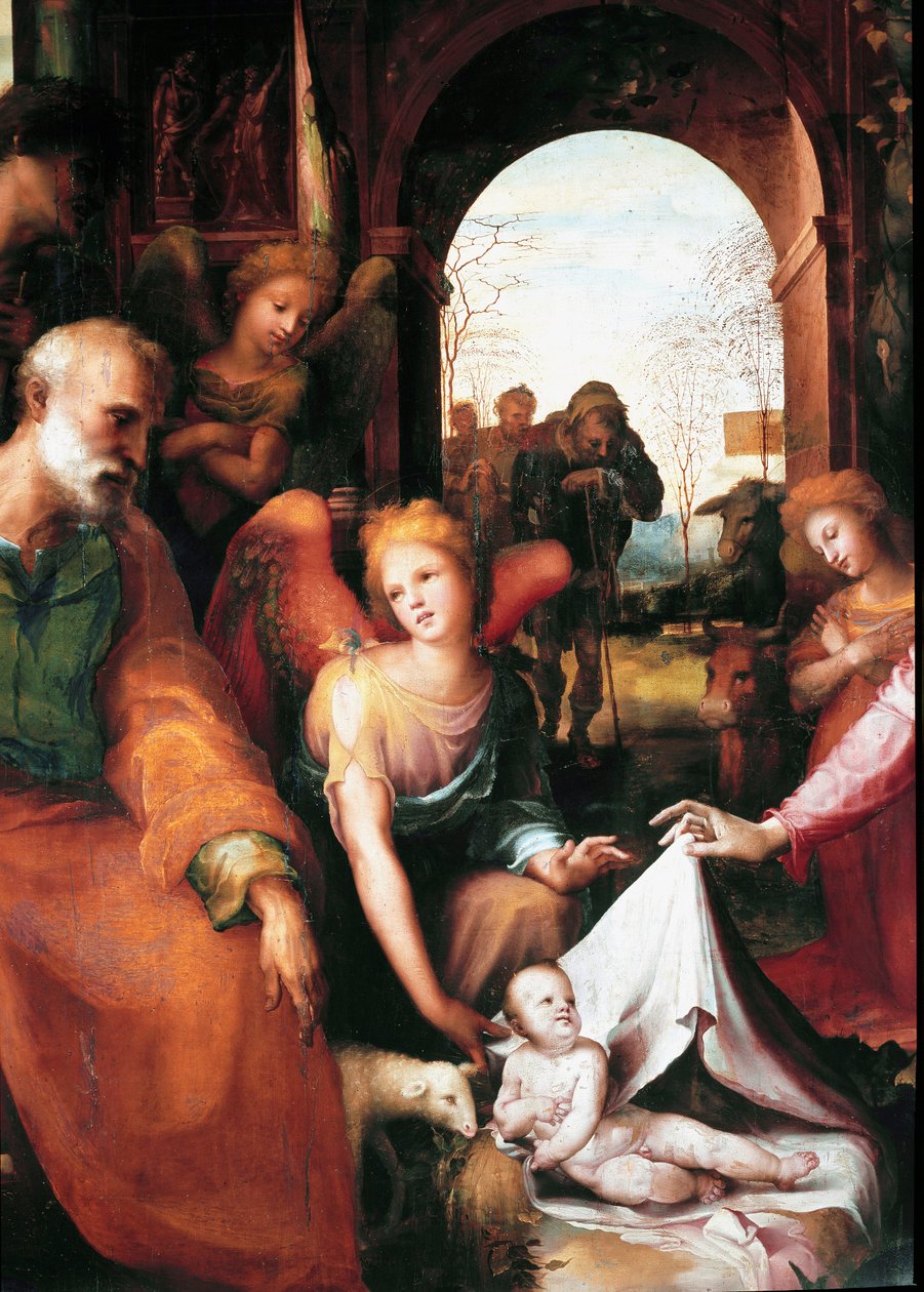 La nativité (détail) - Domenico Beccafumi