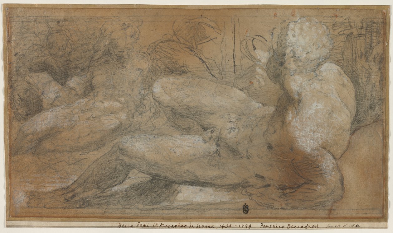 Trois Nus Masculins, c. 1540-1547 - Domenico Beccafumi