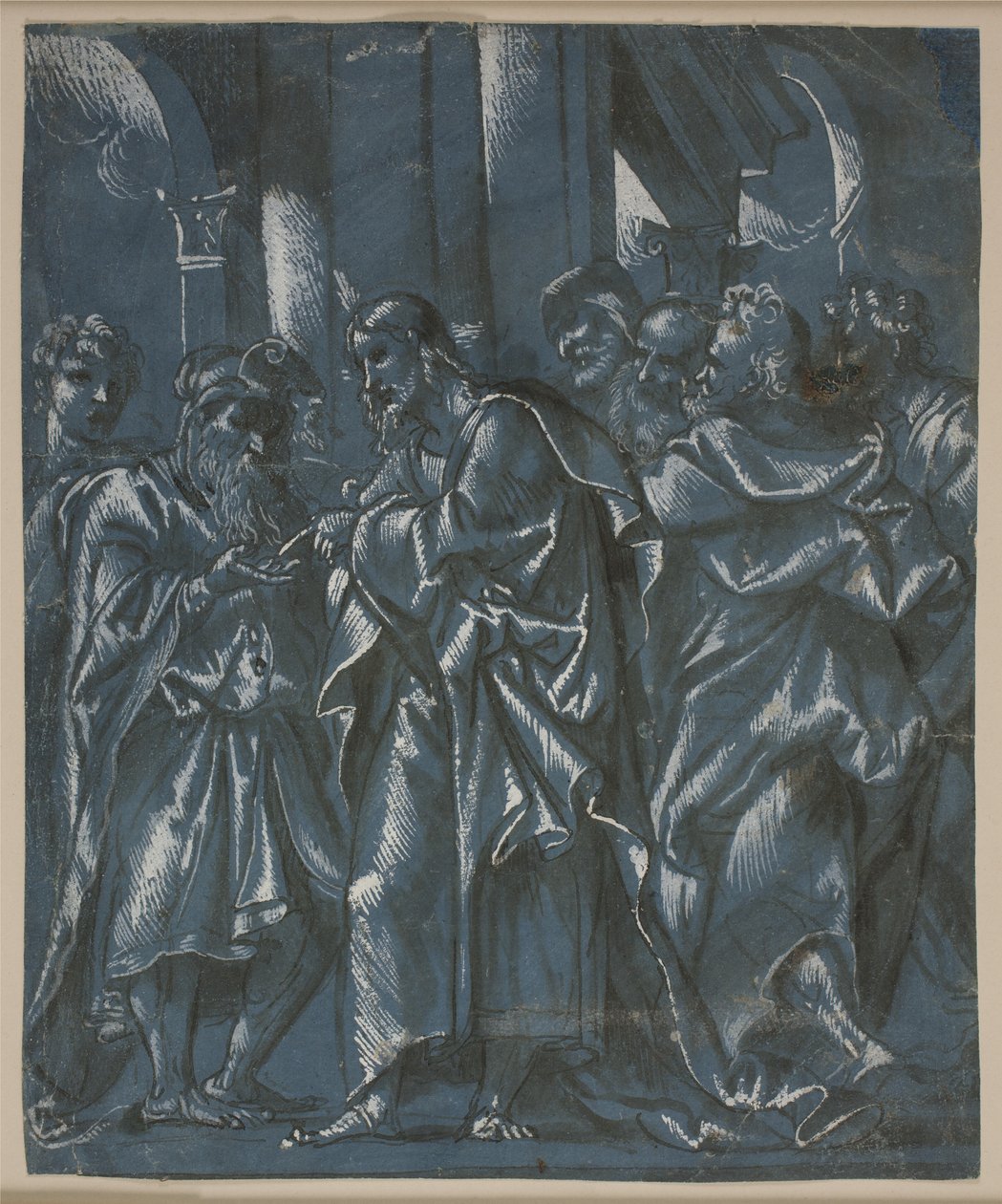 Le paiement du tribut - Domenico Campagnola