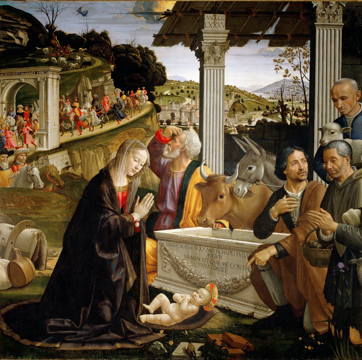 Adoration des bergers - Domenico Ghirlandaio