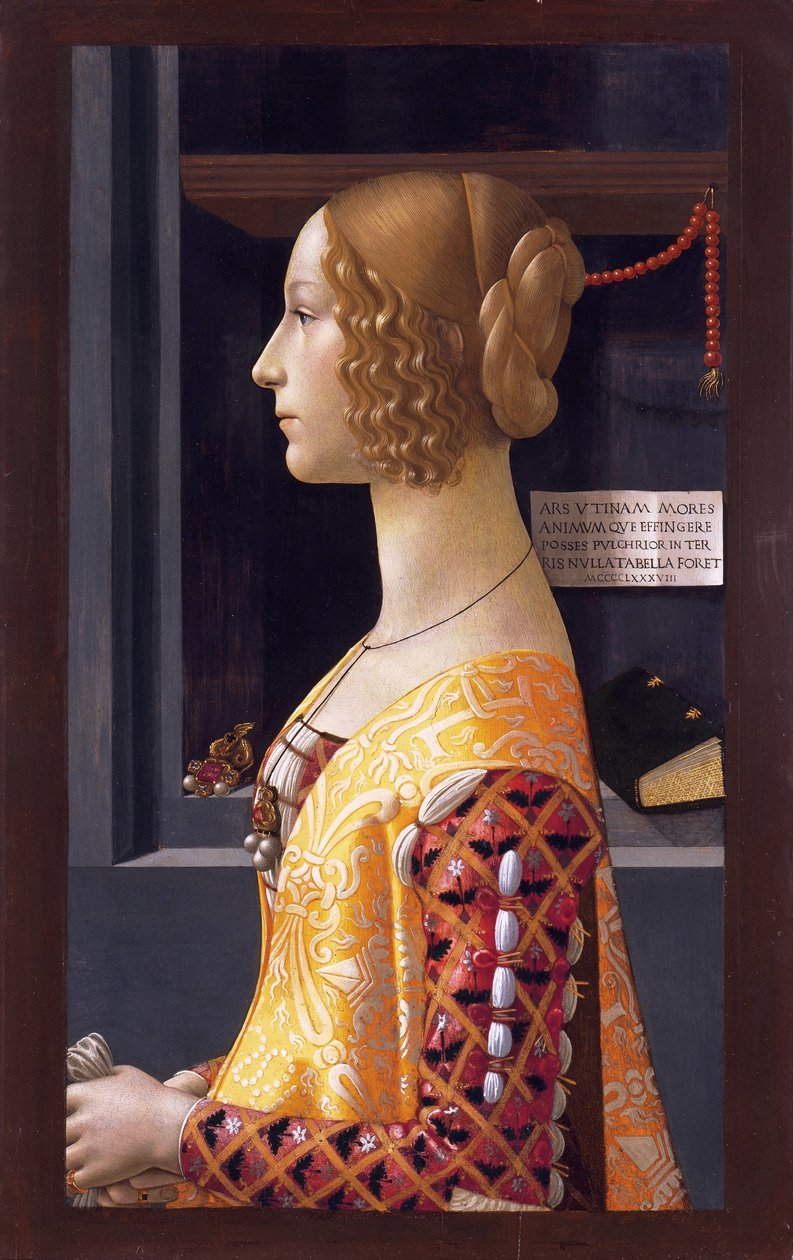 Portrait de Giovanna Tornabuoni - Domenico Ghirlandaio