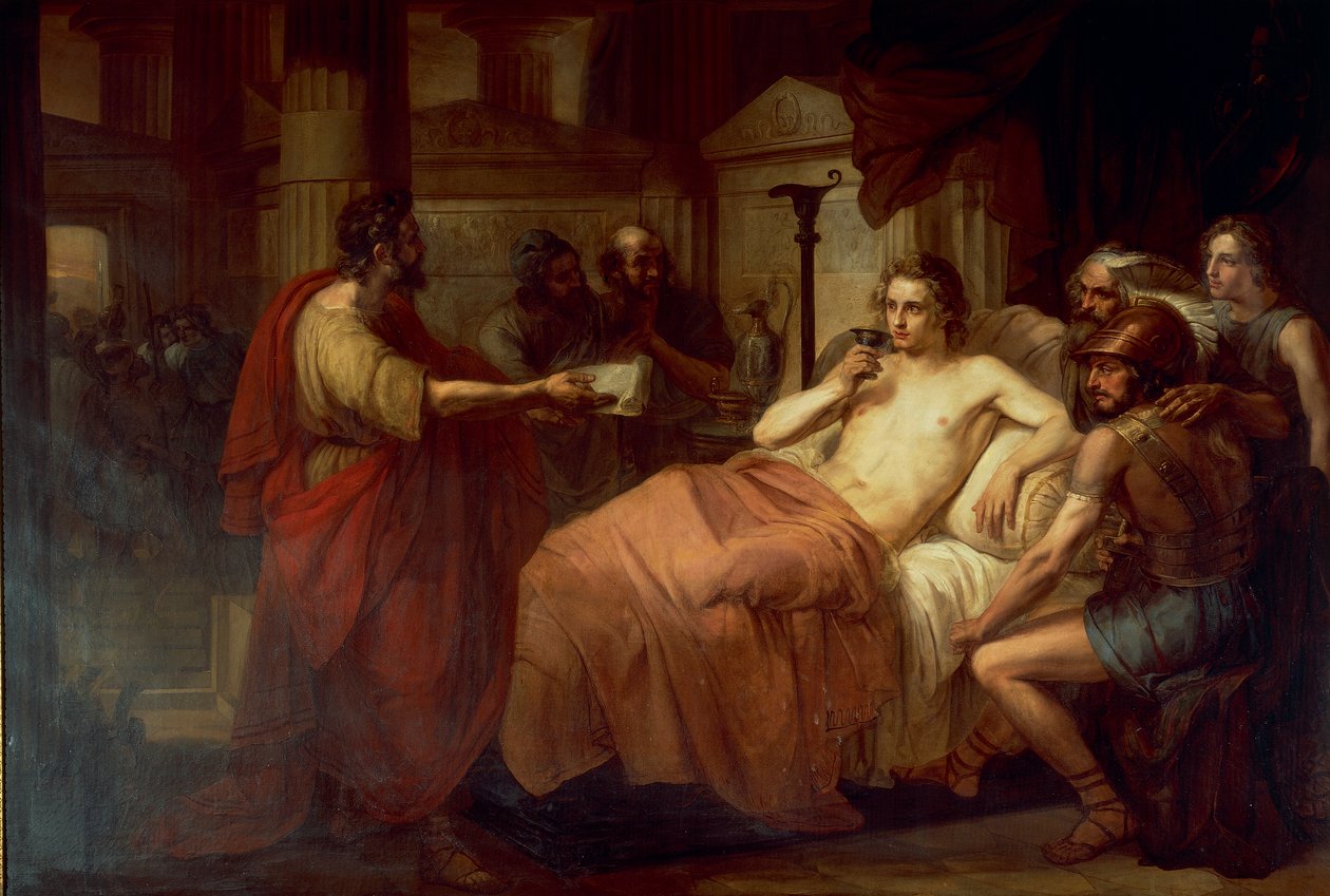 Alexandre le Grand et son médecin Philippe - Domenico Induno