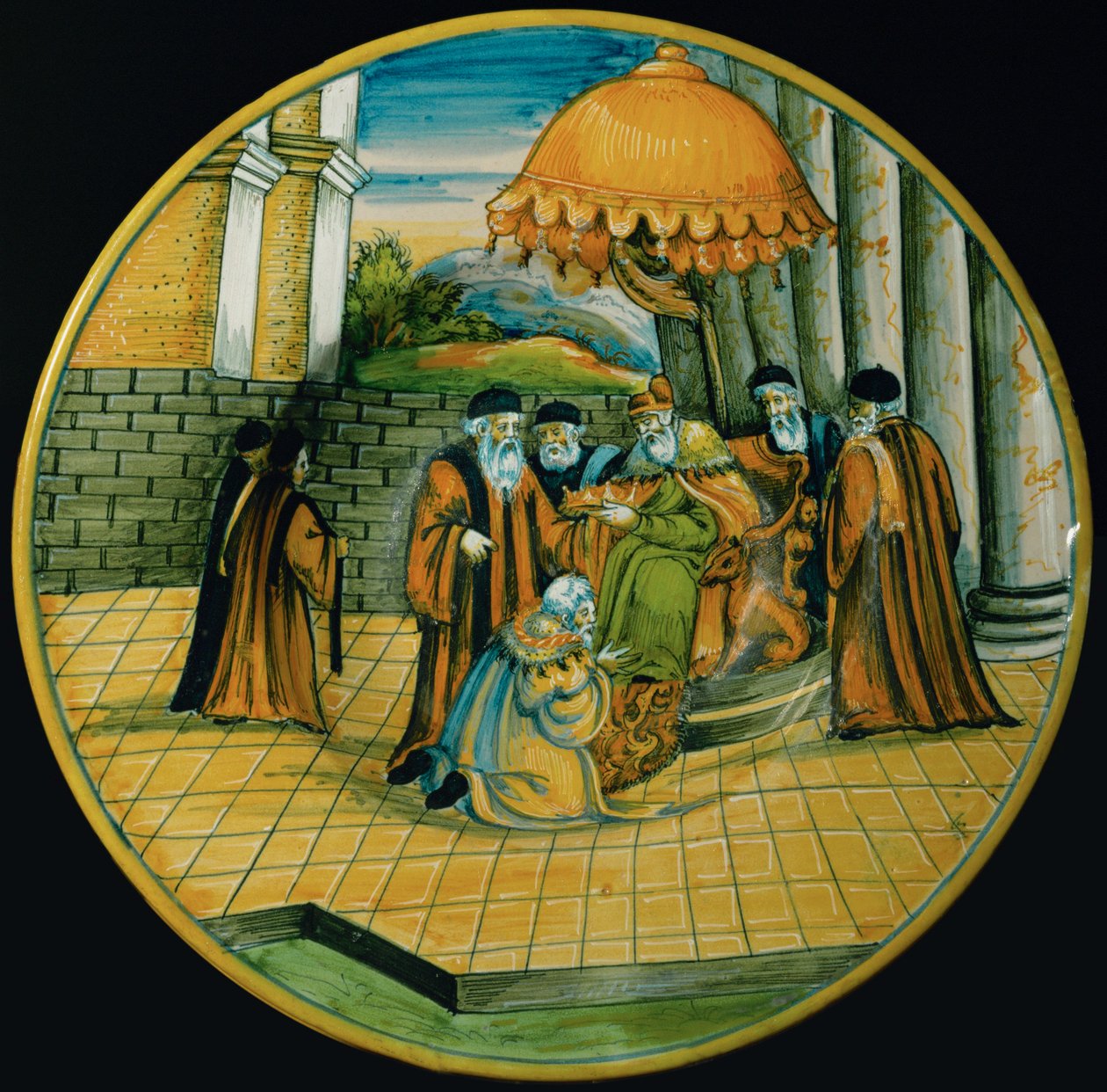 Le doge Enrico Dandolo couronne Baudouin Ier - Domenico Master