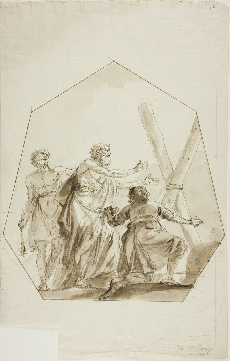 Crucifixion de Saint-André - Domenico Pozzi