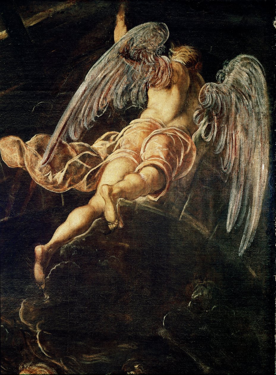 La descente de Jésus-Christ aux limbes (détail) - Domenico Robusti Tintoretto