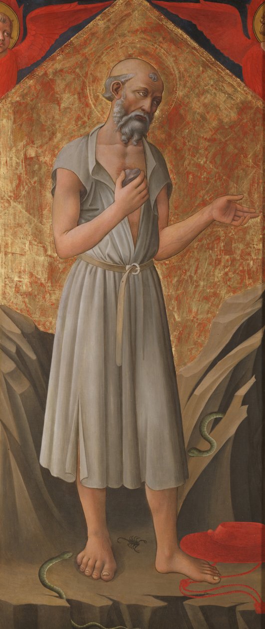 Saint Jérôme, pénitent - Domenico di Michelino