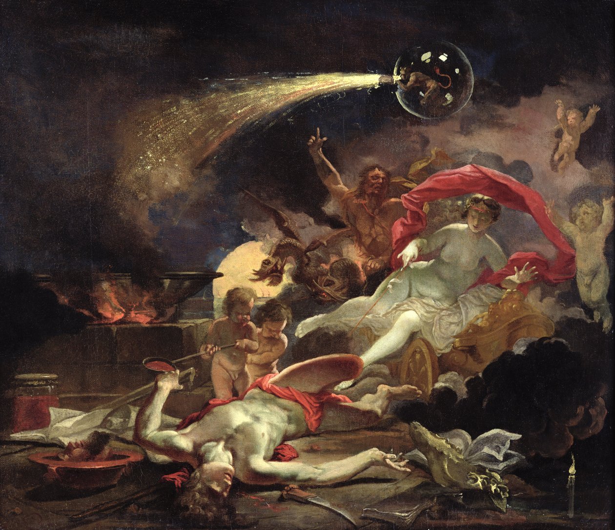 Médée rajeunissant Éson - Domenicus van Wijnen