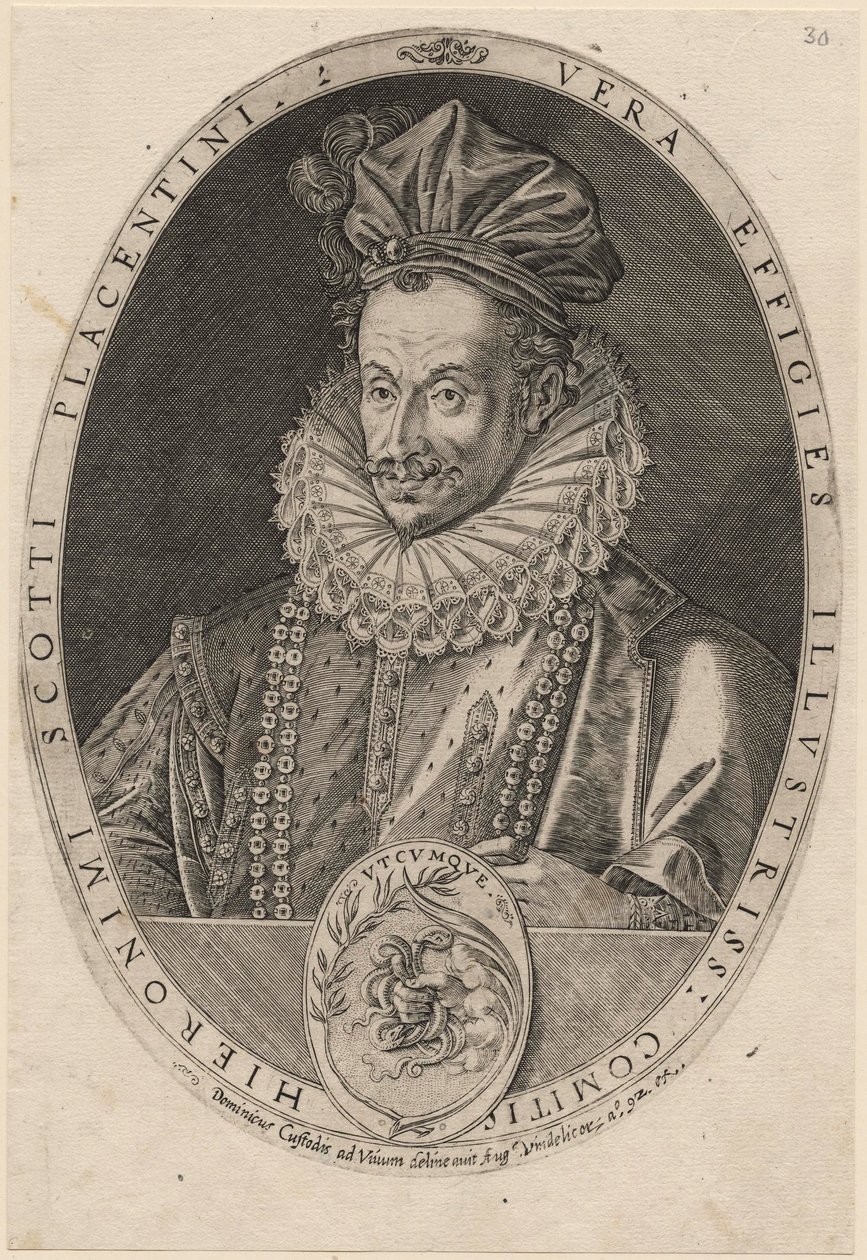 Jeronimo Scotto, avant 1615 - Dominicus or Custodis Custos