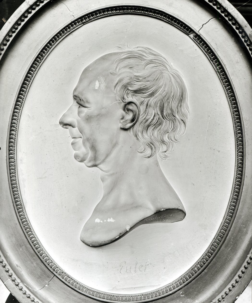 Portrait en médaillon de Leonhard Euler, 1781 - Dominique Rachette