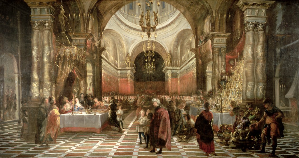 Le Festin de Balthazar, c.1650-70 - Don Juan Carreno de Miranda