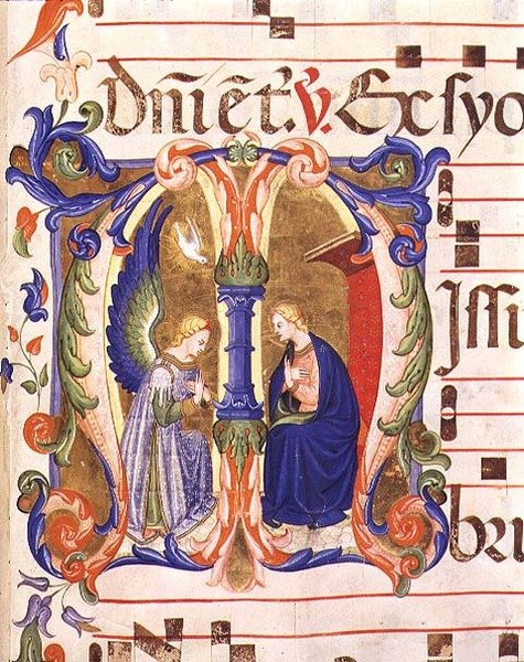 Ms 572 f.147r Initiale historiée 