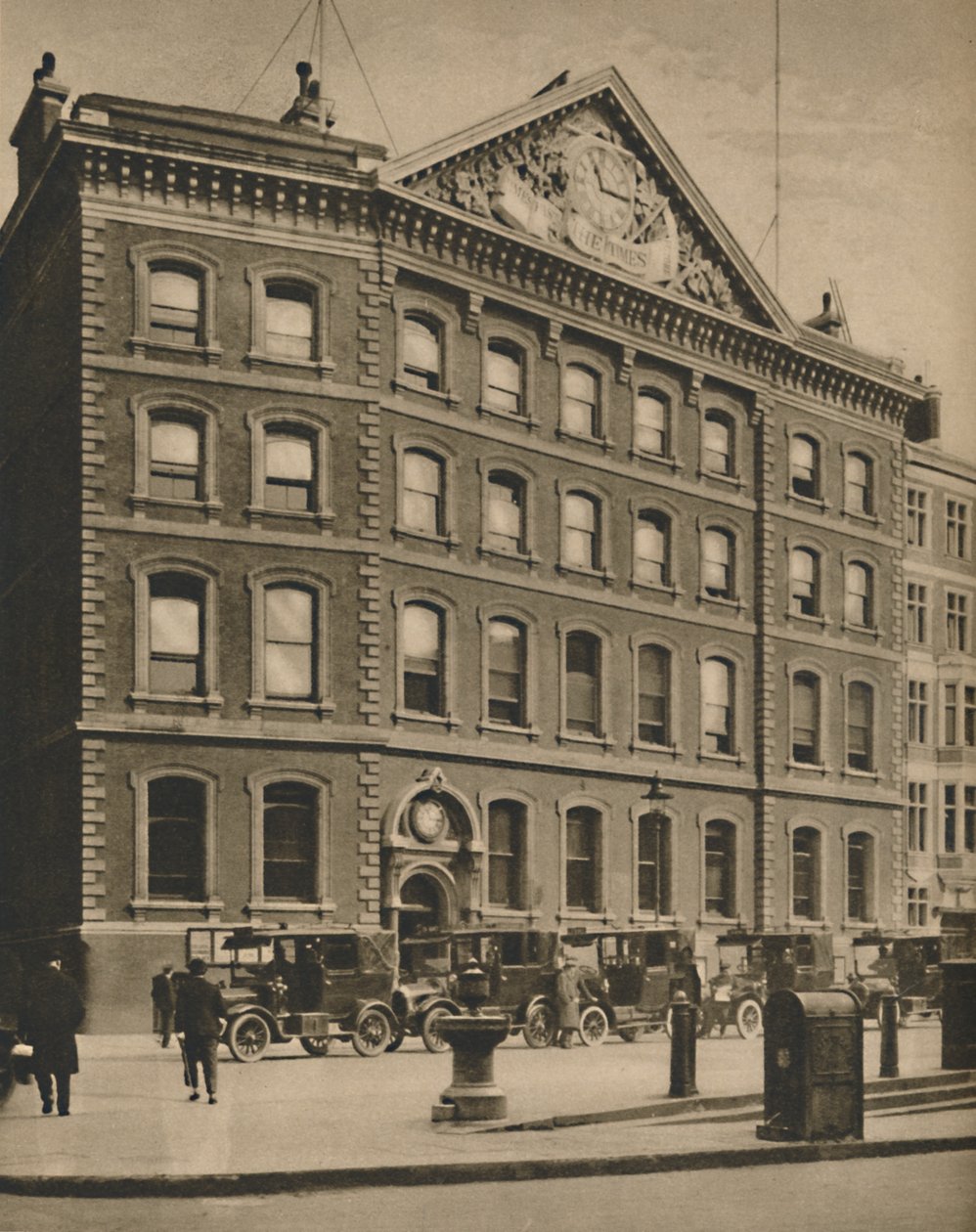 Bureaux du Times dans Queen Victoria Street près d