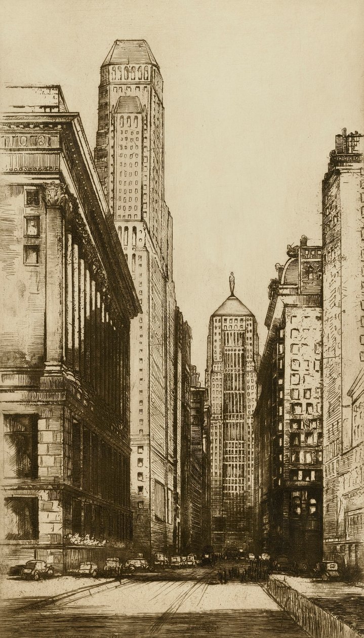 Chicago, le cœur de Chicago (soirée) - Donald Shaw MacLaughlan