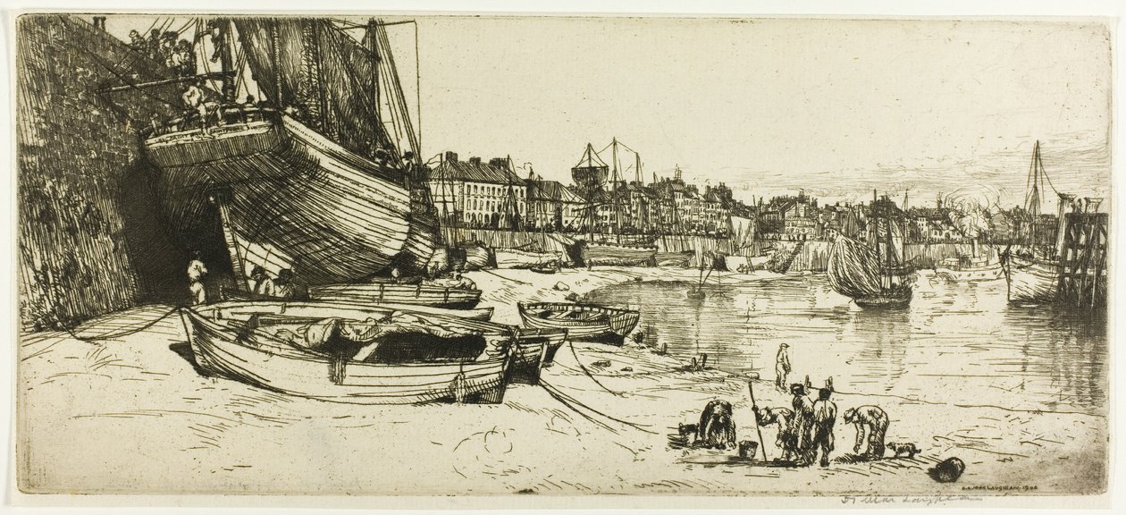 Le Port de Boulogne-sur-Mer - Donald Shaw MacLaughlan