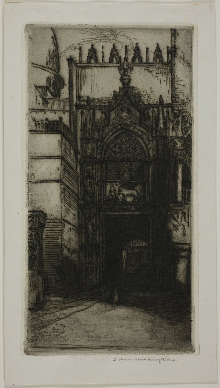 Portail du Palais des Doges, Venise - Donald Shaw MacLaughlan
