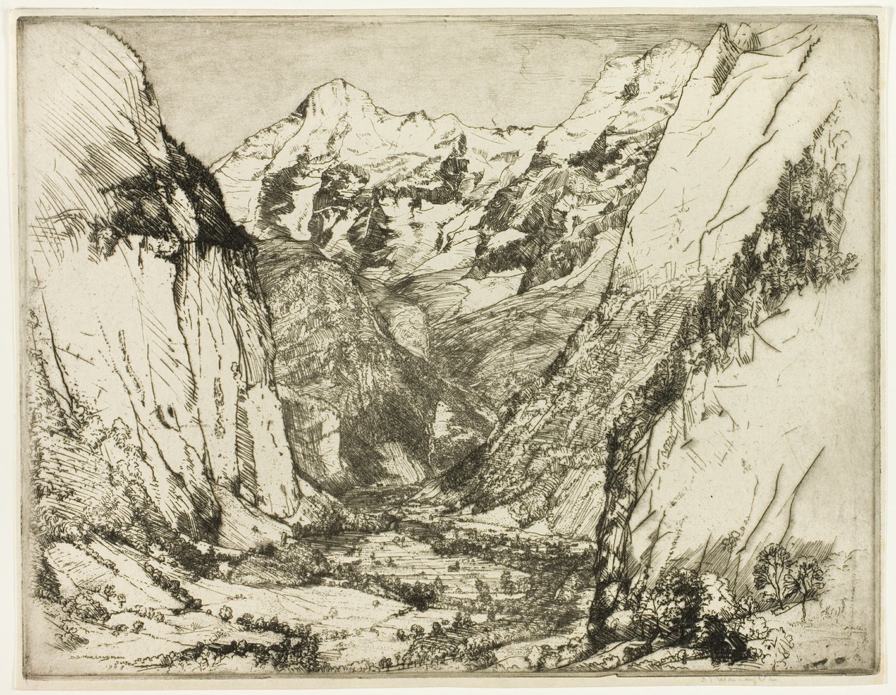 Le Lauterbrunnen - Donald Shaw MacLaughlan