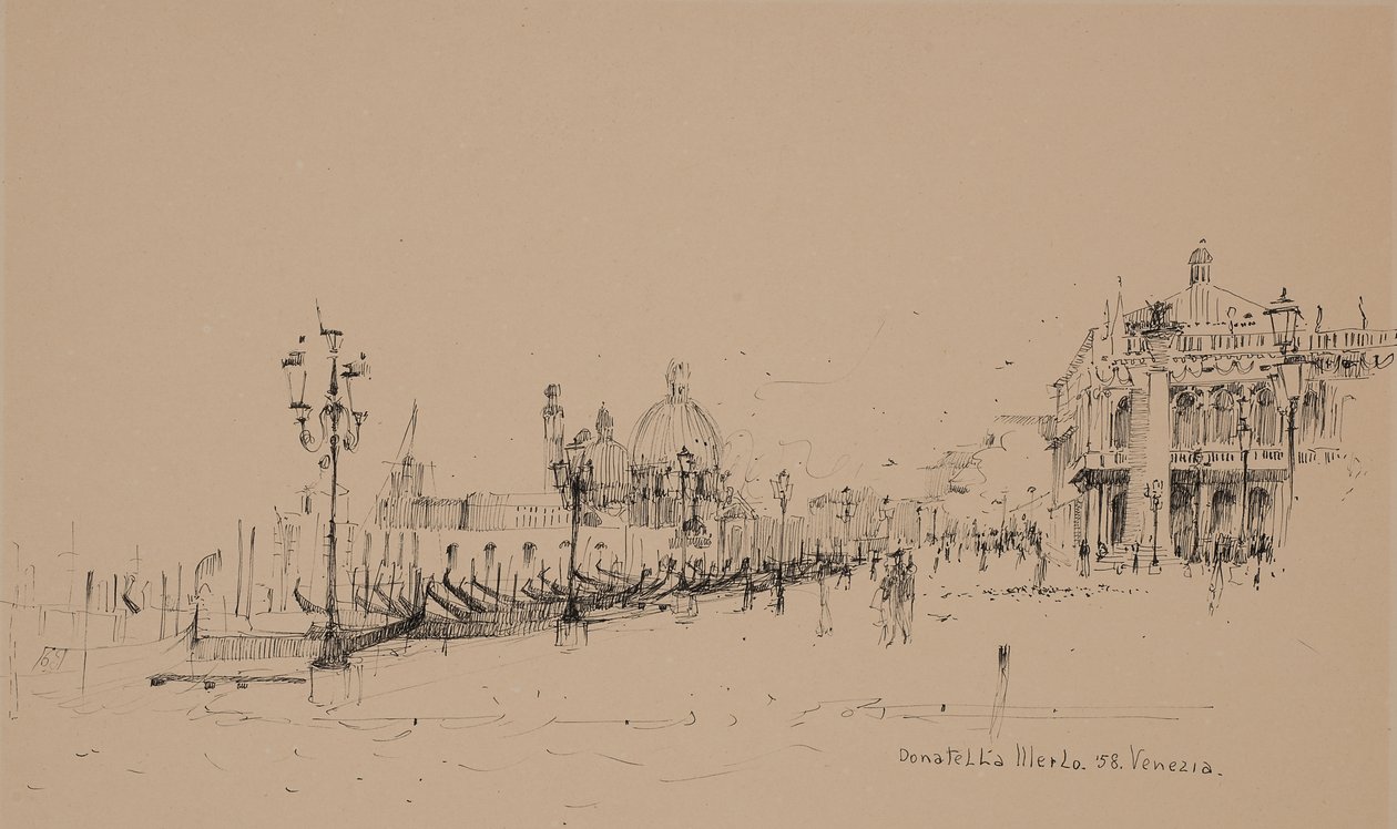 Les gondoles de la place Saint-Marc - Donatella Merlo