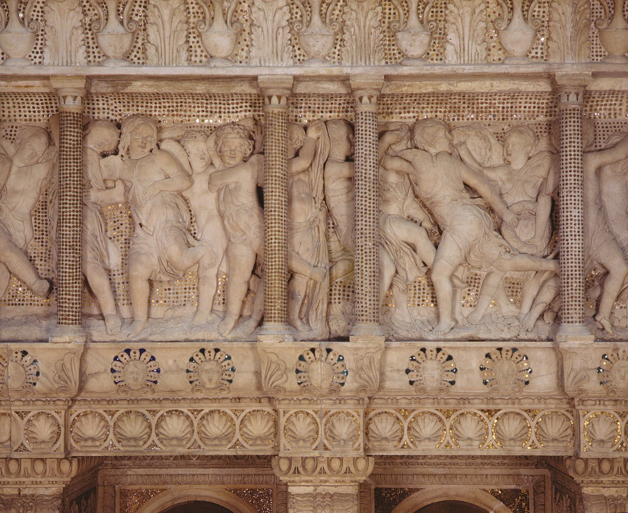 (détail) de la Cantoria, vers 1433-38 - Donatello