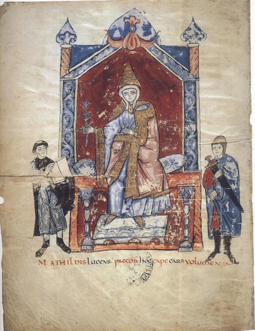 Mathilde de Toscane De : Vita Mathildis de Donizone de Canossa, entre 1111 et 1115 - Donizone di Canossa