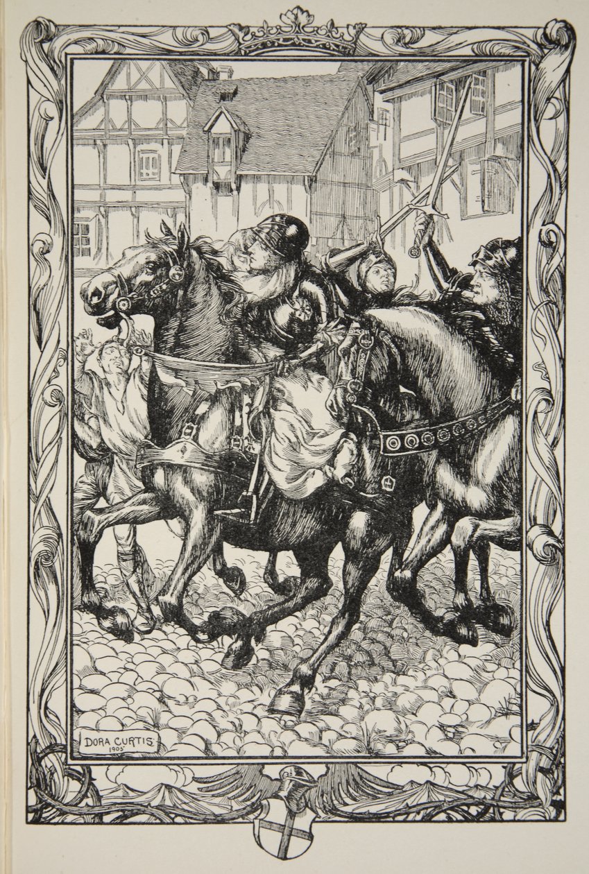Se précipita sur la foule étonnée, illustration de 