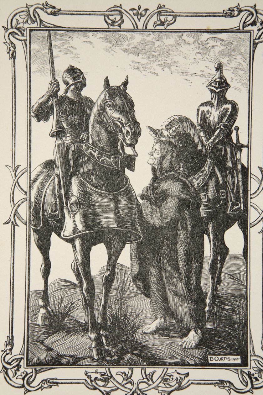 Ils ont rencontré un vieil homme, illustration de 