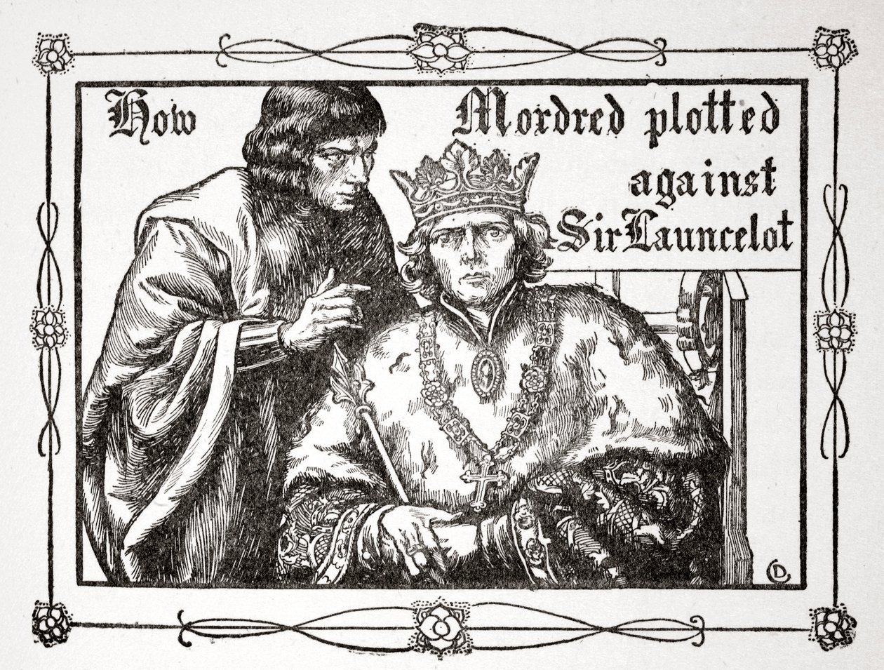 Comment Mordred complota contre Sir Launcelot - Dora Curtis